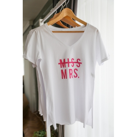 MISS-MRS BASKILI PEMBE GELİN TİŞORT