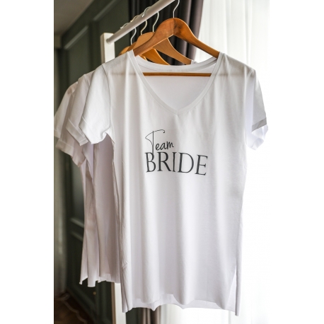 SİYAH TEAM BRIDE BASKILI GELİN TİŞORT