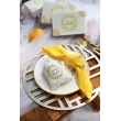 Limon Detaylı Team Bride Baskılı Hediyelik Bez Kese