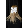 BRIDE BASKILI FİYONK SATEN TOKA