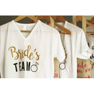 I'M THE BRIDE BASKILI GELİN T SHIRT