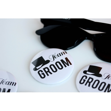 GROOM TEAM ŞAPKA DETAYLI İĞNELİ ROZET