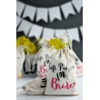 BRIDE  BASKILI HEDİYELİK BEZ KESE