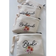 BRIDE BASKILI ÇİÇEK DETAYLI MİNİ PORTFÖY ÇANTA
