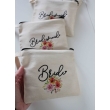 BRIDE BASKILI ÇİÇEK DETAYLI MİNİ PORTFÖY ÇANTA