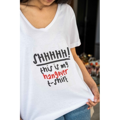 HANGOVER BASKILI GELİN NEDİME TİŞORT