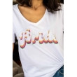 RETRO BRIDE BASKILI GELİN TİŞORT